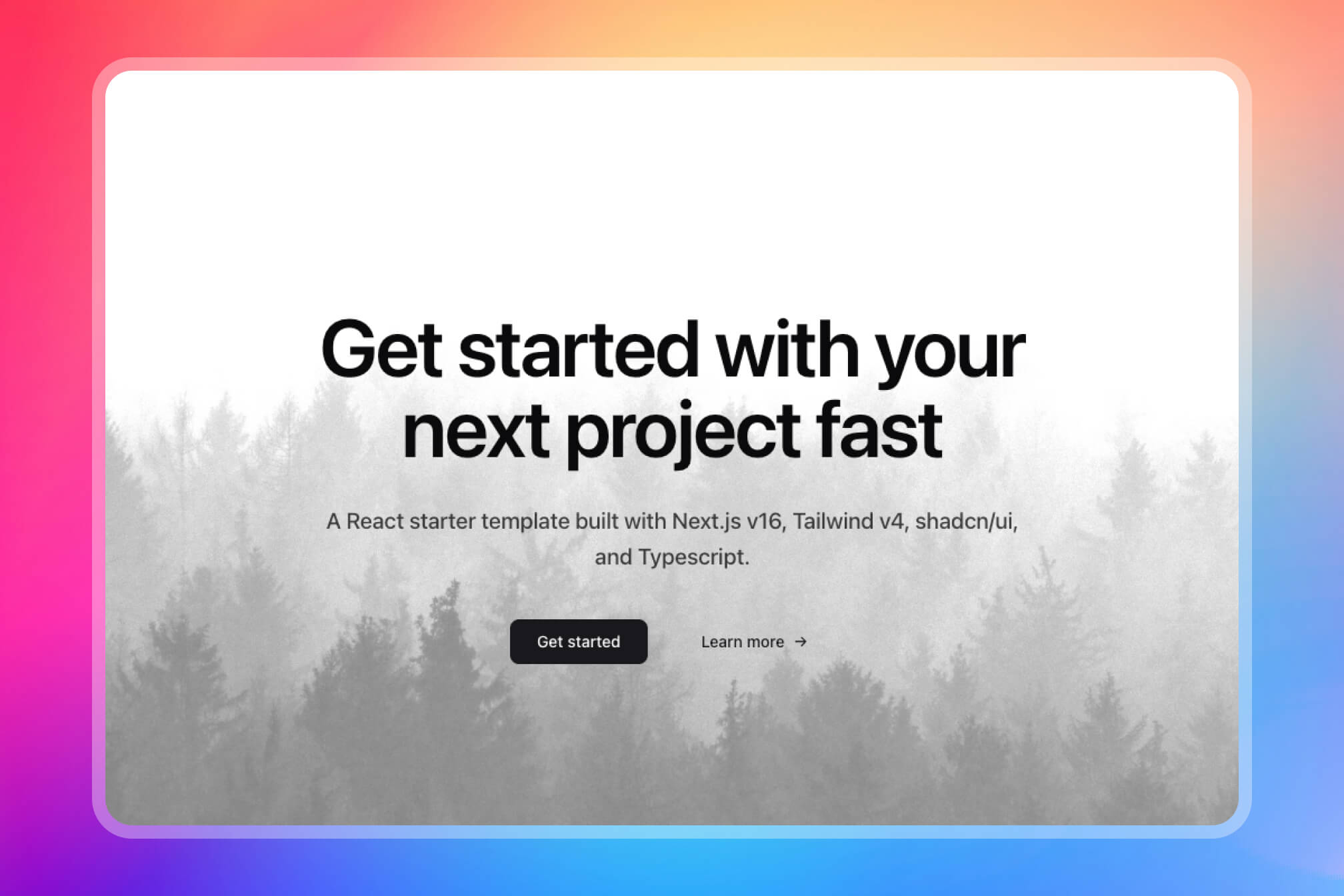 Landing Page Template
